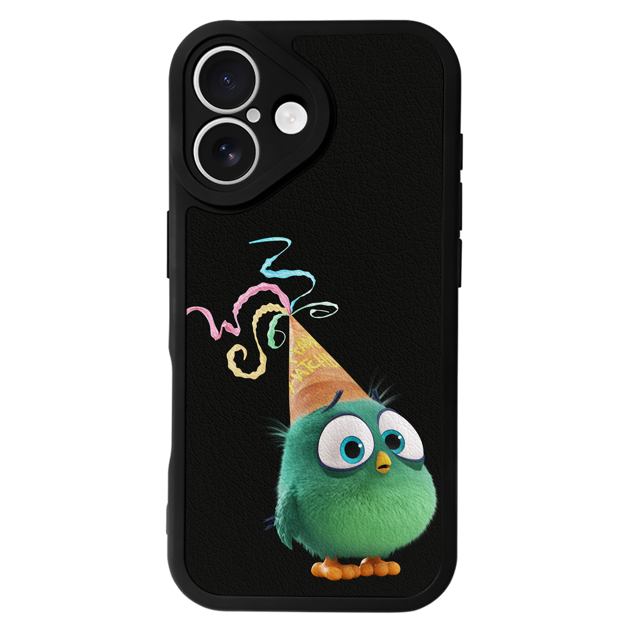 （画像用） Angry Birds アングリーバード 【iPhone 16シリーズ対応】シリコンスマホケース（レザー調） 材質：シリコン